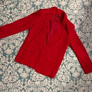 SHEIN Bold Red Blazer